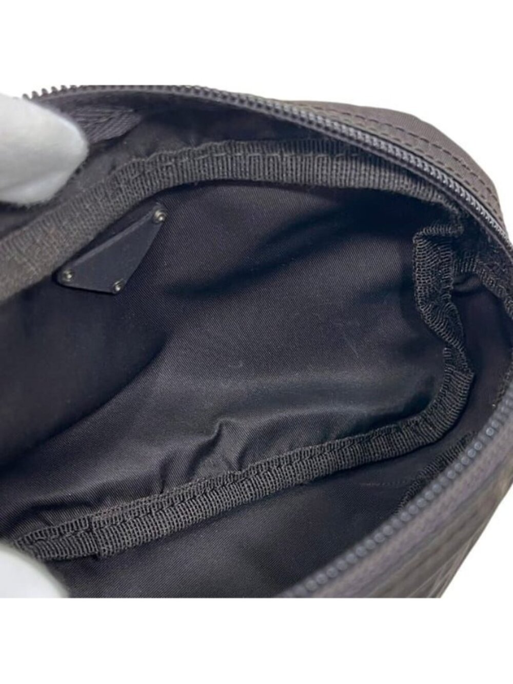 Prada Pouch Dark Brown Tessuto Case - Picture 4 of 10